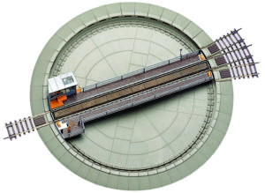 ROCO 42615 -ROCO LINE turntable with electric below-baseboard propulsion mechanism and control unit