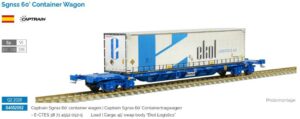 SUDEXPRESS S4552052 Sgnss 60‘ Container Wagon CAPTRAIN