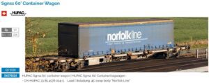 SUDEXPRESS S4576024 Sgnss 60‘ Container Wagon HUPAC