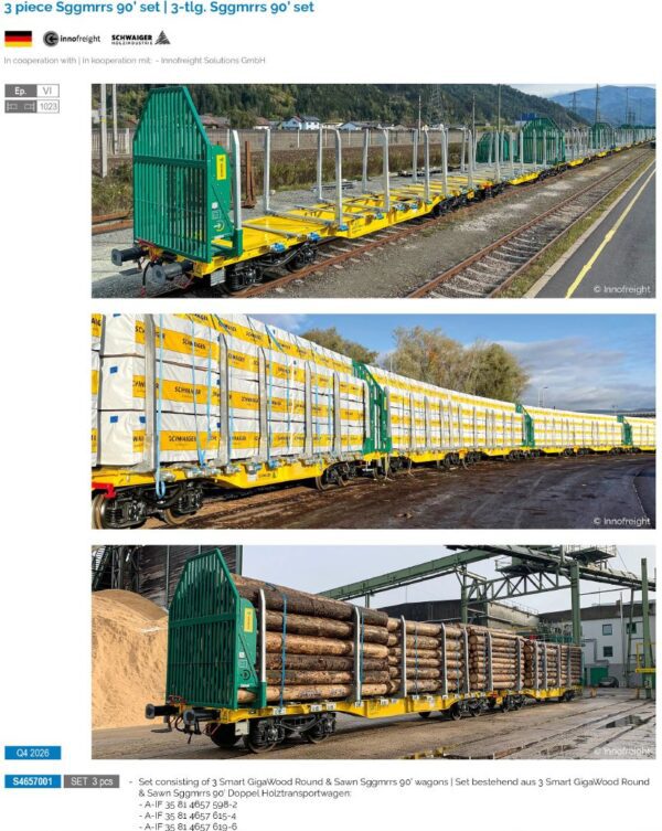 SUDEXPRESS S4657001 3 Piece Sggmrrs 90‘ set INNOFREIGHT - SCHWAIGER