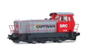 ELECTROTREN HE2029 - SRC, diesel shunting locomotive 312, «Captrain» red-grey livery, ep. VI
