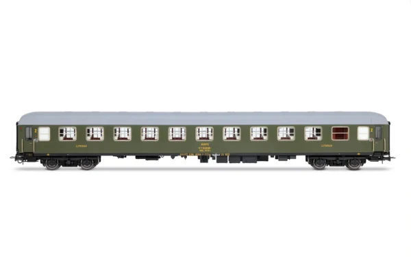 ELECTROTREN HE4036 - RENFE, 2-unit pack BBL-8100 couchette coaches, olive green, ep. IV