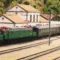 ELECTROTREN HE4038 - RENFE, 2-unit set of 5000 coaches, consisting of 2 x BB4 2nd class, with old bellows, in olive green livery, ep. IV