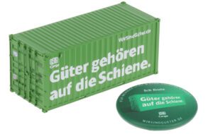 PT TRAINS 190018  20´DV DB CARGO + pin WirSindGüter.de