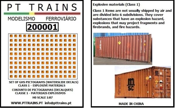 PT TRAINS 200001 Waterslide decals