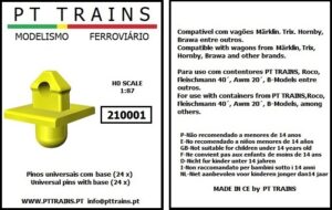 PT TRAINS 210001 Universal pins with base