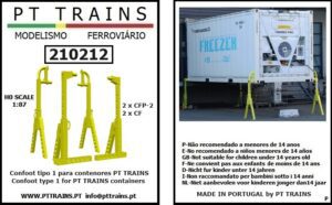 PT TRAINS 210212 4 x Confoot leg (2 x CF + 2 x CFP)