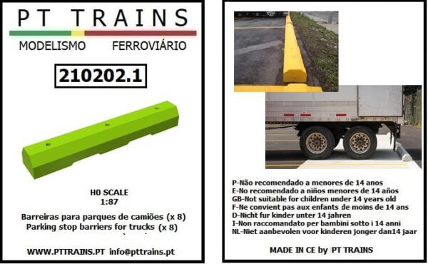 PT TRAINS 210202.1 Parking stop barriers for trucks