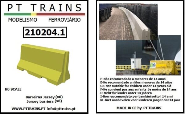 PT TRAINS 210204.1 Jersey barriers