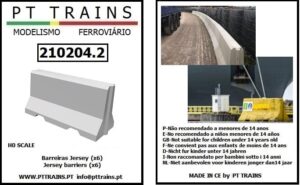 PT TRAINS 210204.2 Jersey barriers