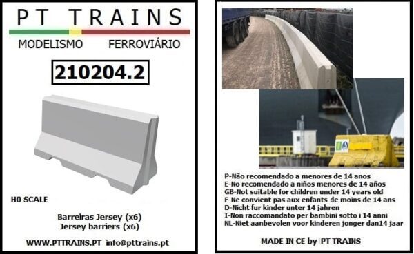 PT TRAINS 210204.2 Jersey barriers