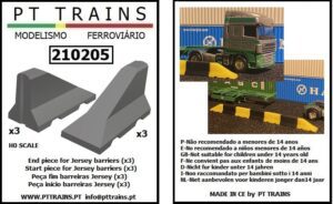 PT TRAINS 210205 Beggining/End Jersey barriers