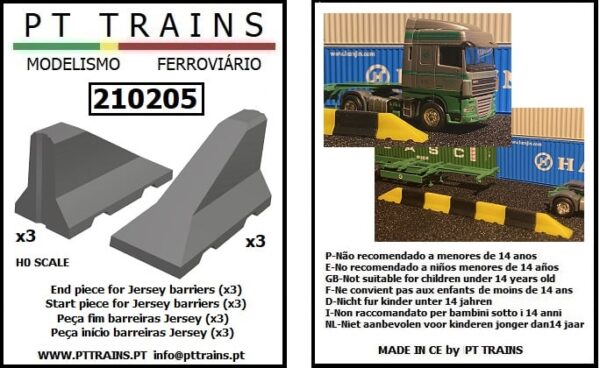 PT TRAINS 210205 Beggining/End Jersey barriers