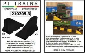 PT TRAINS 210205.3 Beggining/End Jersey barriers