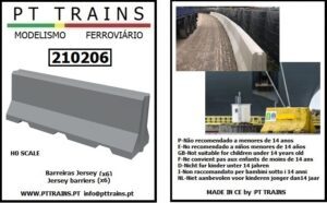 PT TRAINS 2102056 Jersey barriers