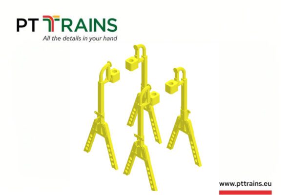 PT TRAINS 210211 4 Confoot leg – 4 x CF NEM380 containers