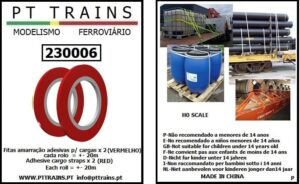 PT TRAINS 230006 Adhesive cargo straps