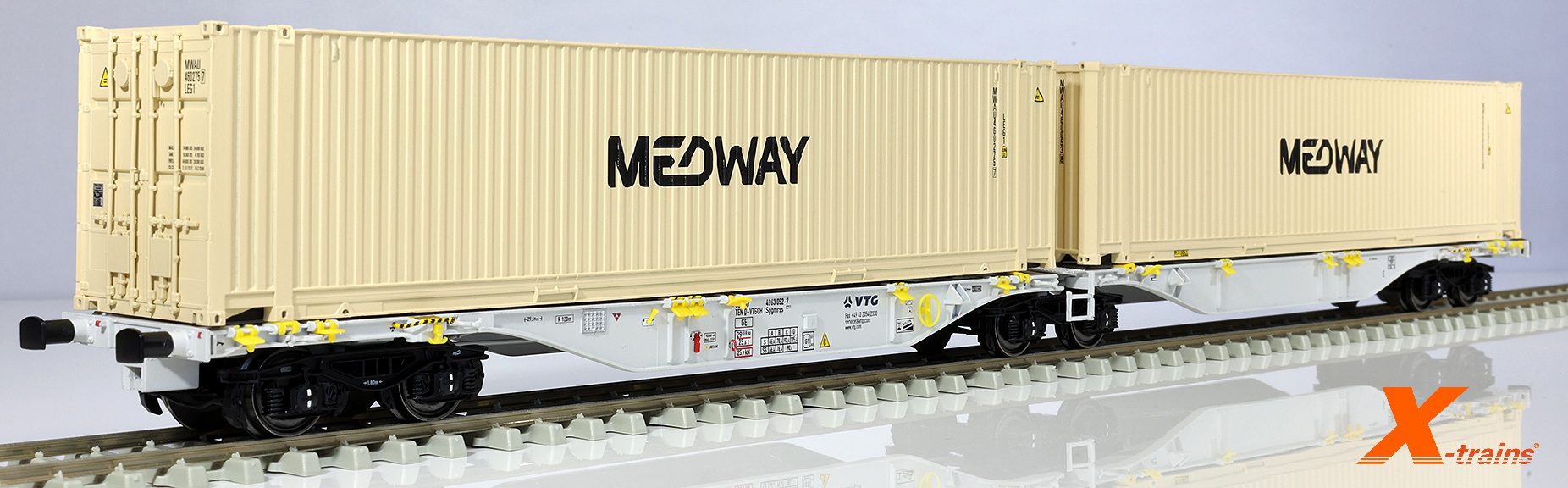 REE Models NW-205: Wagon de fret wagon porte-conteneurs