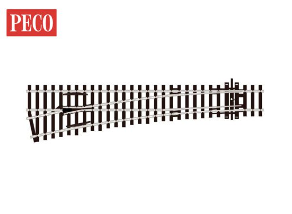 PECO SL-96 Turnout, Medium Radius, Left Hand