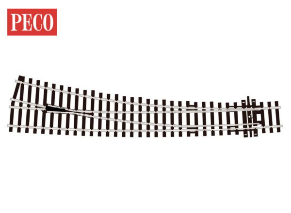 PECO SL-86 Curved Turnout, Large Radius, Right Hand