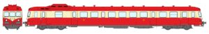 REE MB-231S - Railcar X 2900 Jupé, 1st class, Red 605 and Cream 407, Red roof, TOULOUSE