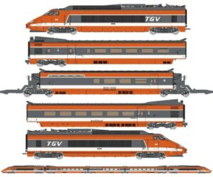 REE TGV-001 - TGV PSE Original Train No. 29 spring suspension, SNCF