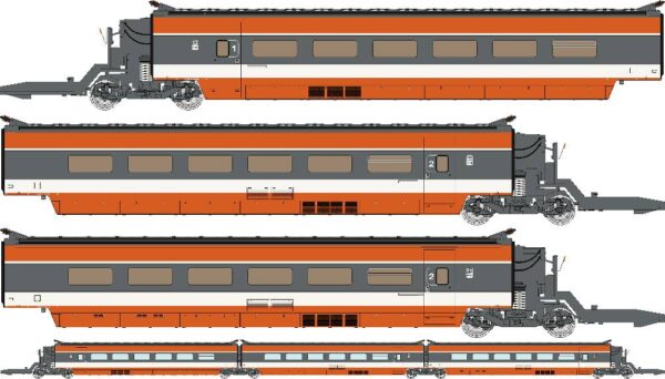 REE TGV-002 - TGV PSE Original Train No. 29, SNCF