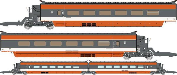 REE TGV-003 - TGV PSE Original Train No. 29, SNCF