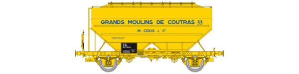 REE WB-733 - Grain wagon “GRANDS MOULINS DE COUTRAS”, yellow