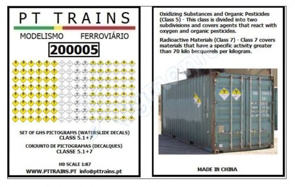 PT TRAINS 200005 Waterslide decals