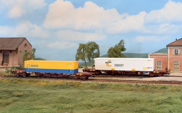 ELECTROTREN HE6065 - 4-axle container wagon MMC3