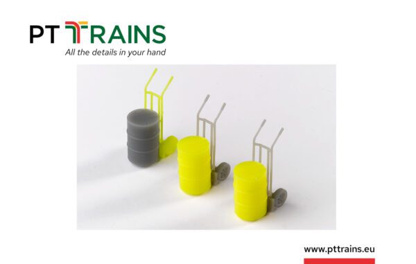 PT TRAINS 2421229 - Sack Truck + 200L Drum