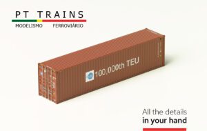 PT TRAINS 190004  Container 40´ HC BLUESKY