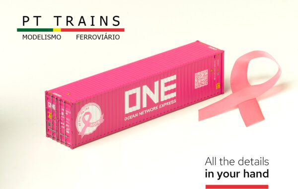 PT TRAINS 190019  Container 40´ ONE – BREAST CANCER