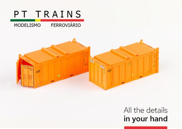 PT TRAINS 820802 Set 2 x Container 20´OT