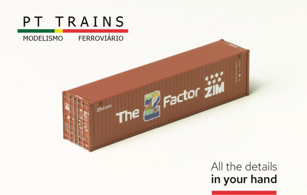 PT TRAINS 840050  Container 40´ HC ZIM