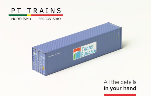 PT TRAINS 840401.1  Container 40´ HC TRANS EURASIA