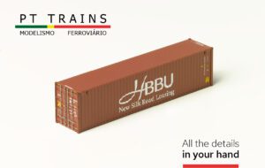 PT TRAINS 840403  Container 40´ HC HBB