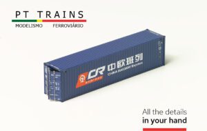 PT TRAINS 840405  Container 40´ HC CHINA RAILWAYS