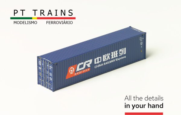 PT TRAINS 840405.1  Container 40´ HC CHINA RAILWAYS