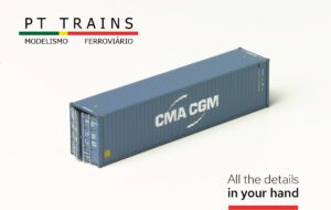 PT TRAINS 840070  Container 40´ HC CMA CGM