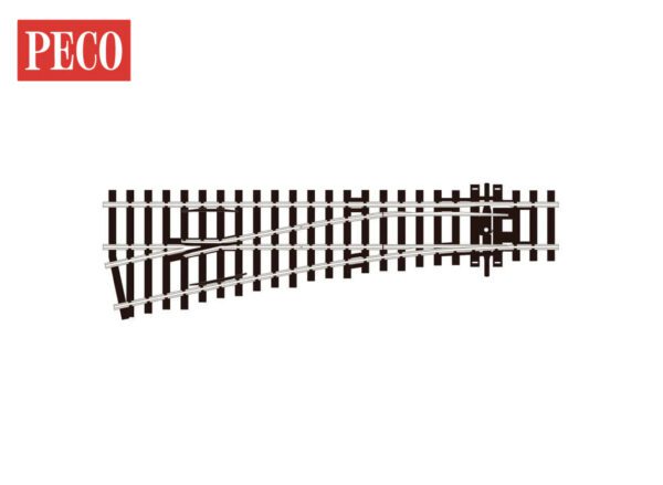 PECO SL-E92 Turnout, Small Radius, Left Hand