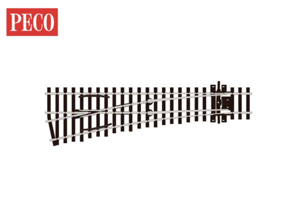 PECO SL-E192 Turnout, Small Radius, Left Hand