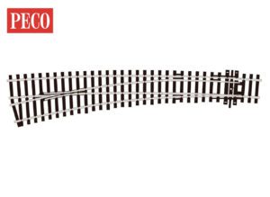 PECO SL-87 Curved Turnout, Large Radius, Left Hand