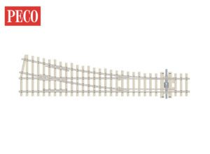 PECO SL-E1095 Turnout, Medium Radius, Concrete, Right Hand