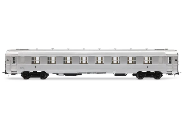 JOUEF HJ4175 - 3-unit pack short DEV Inox coaches (2 x B8myfi 2nd cl. + A6Dzmyi luggage)