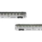 JOUEF HJ4177 - 2-unit pack short DEV Inox coaches (2 x B8 2nd cl.)