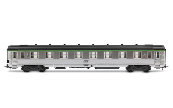 JOUEF HJ4177 - 2-unit pack short DEV Inox coaches (2 x B8 2nd cl.)