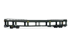 JOUEF HJ4187 - DD DEV 66 car transporter, green with yellow logo "Encadré"