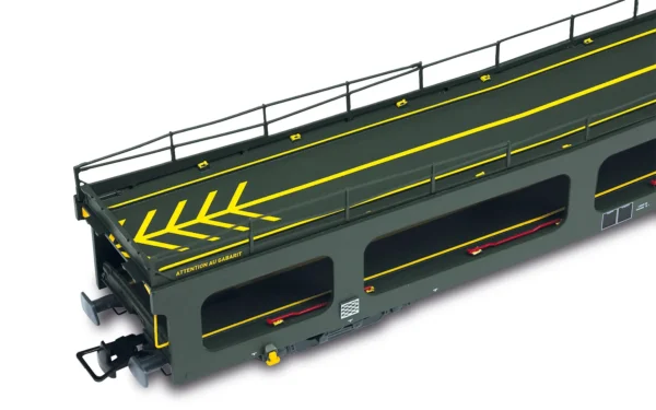 JOUEF HJ4189 - DD DEV 66 car transporter, 2nd series, green with white logo "Carmillon"